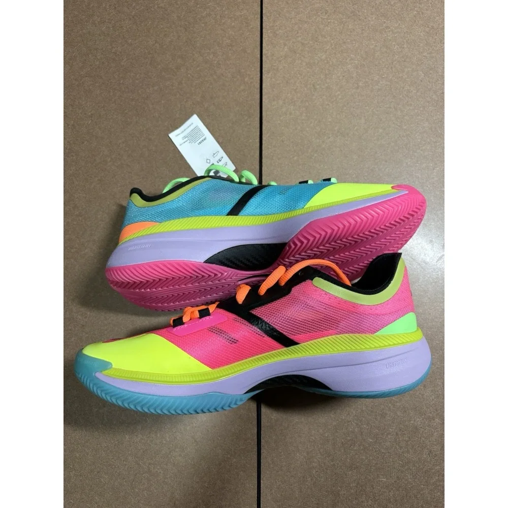 adidas Adizero Select 3.0 Low Lucid Pink Preloved Lime Mens Size 8.5 JR8281 NEW